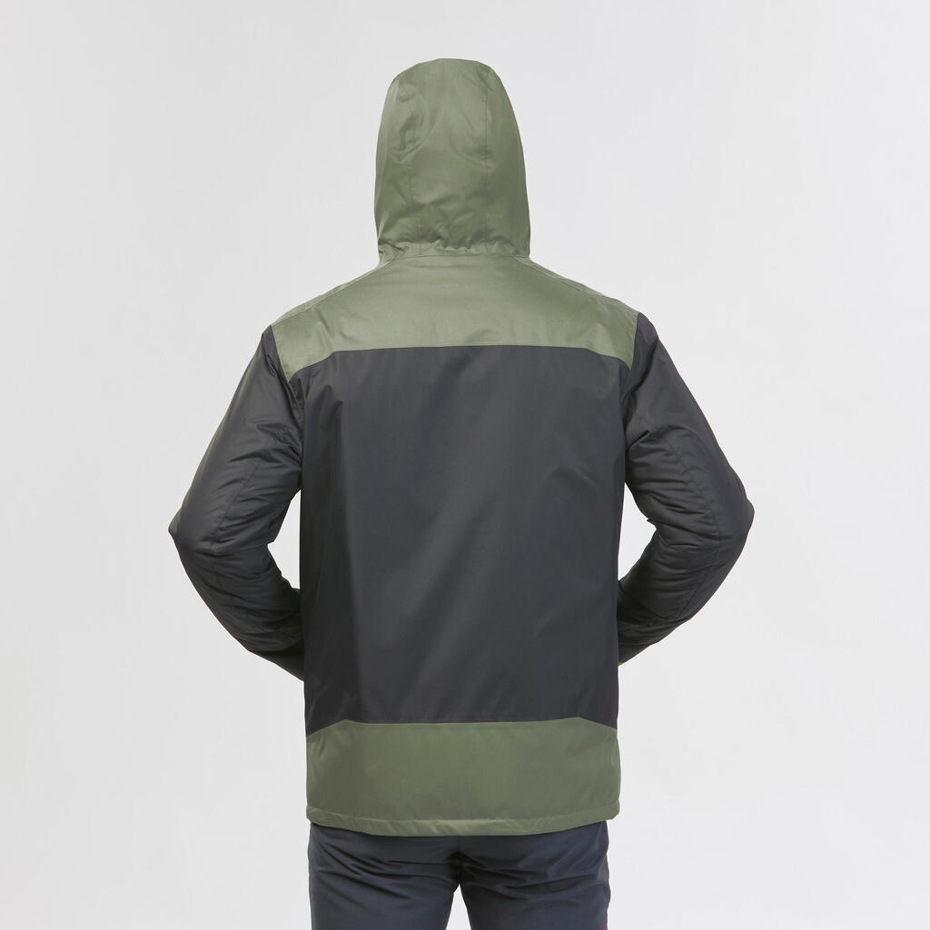 Veste de randonnée -10°C imperméable homme, NH500 vert
