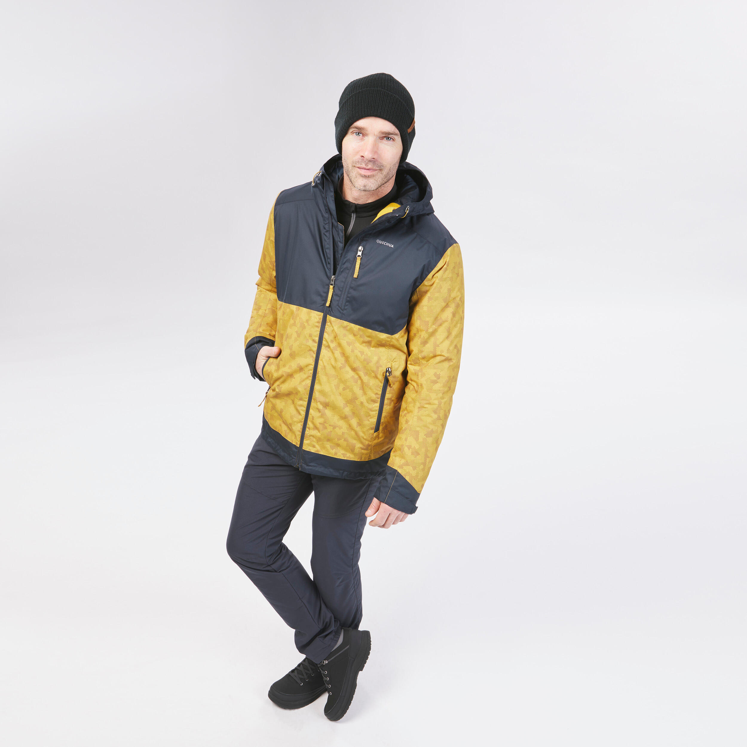 Men’s hiking waterproof winter jacket - SH500 -10°C 11/17