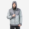 Men’s Waterproof Winter Hiking Jacket Comfortable Upto-10°C - NH500 Warm Grey