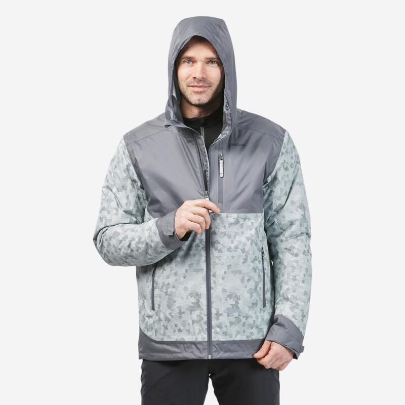 Erkek Outdoor Su Geçirmez Kar Montu/Kışlık Mont - Siyah - NH500 -10 °C