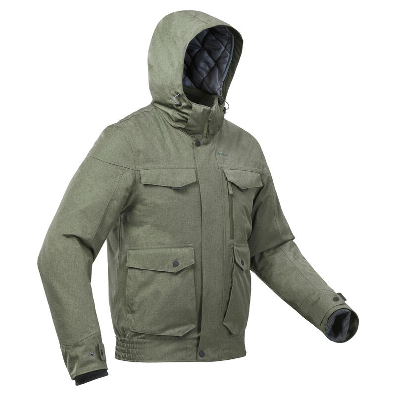 Férfi kabát téli túrázáshoz SH100 X-Warm, -10 °C-ig 