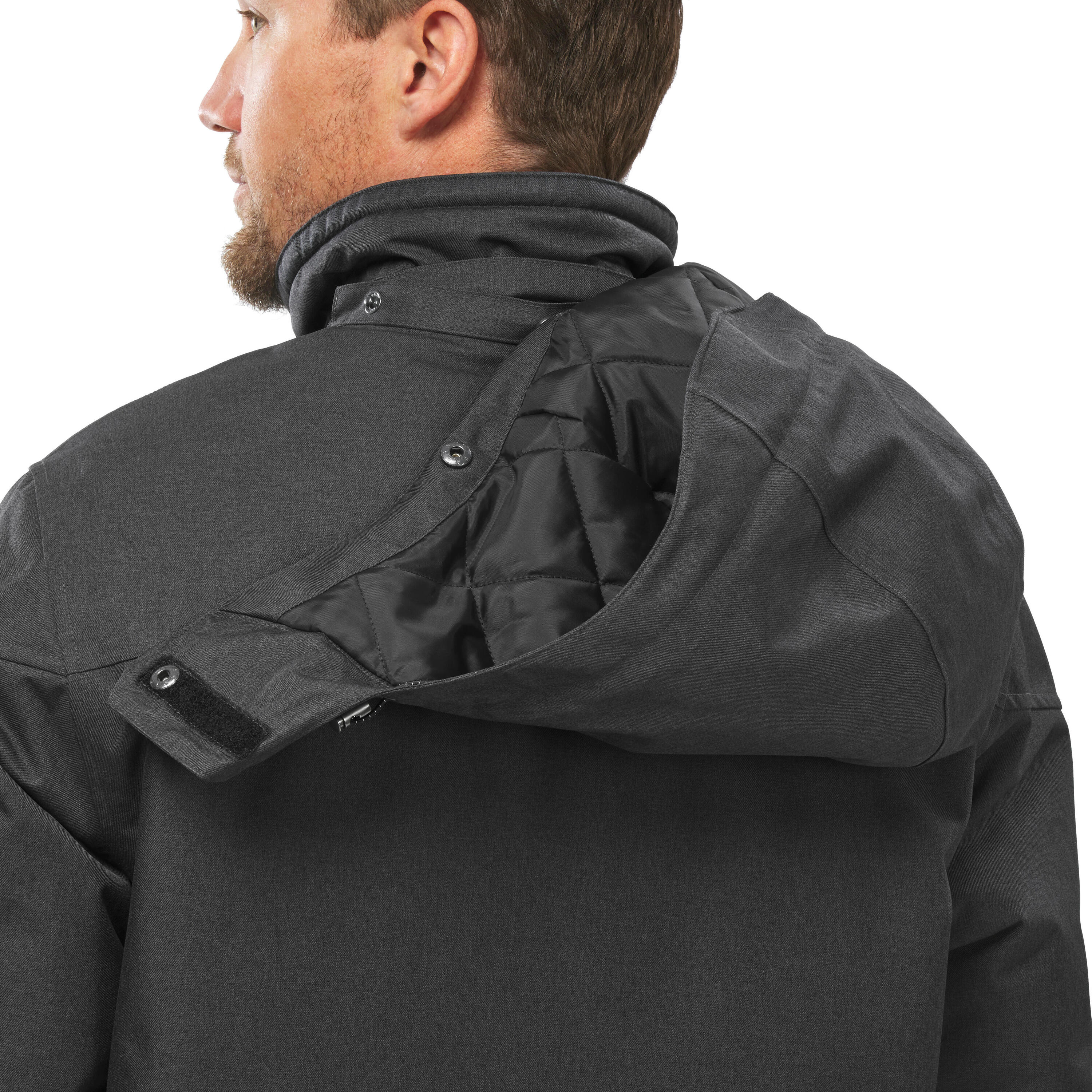 Manteau d'hiver de randonnée imperméable homme – SH 500 10/18