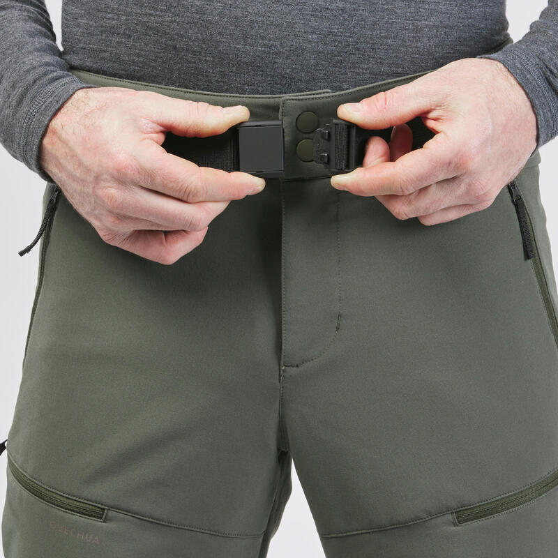 Erkek Sıcak Tutan Outdoor Pantolon - Yeşil - SH500