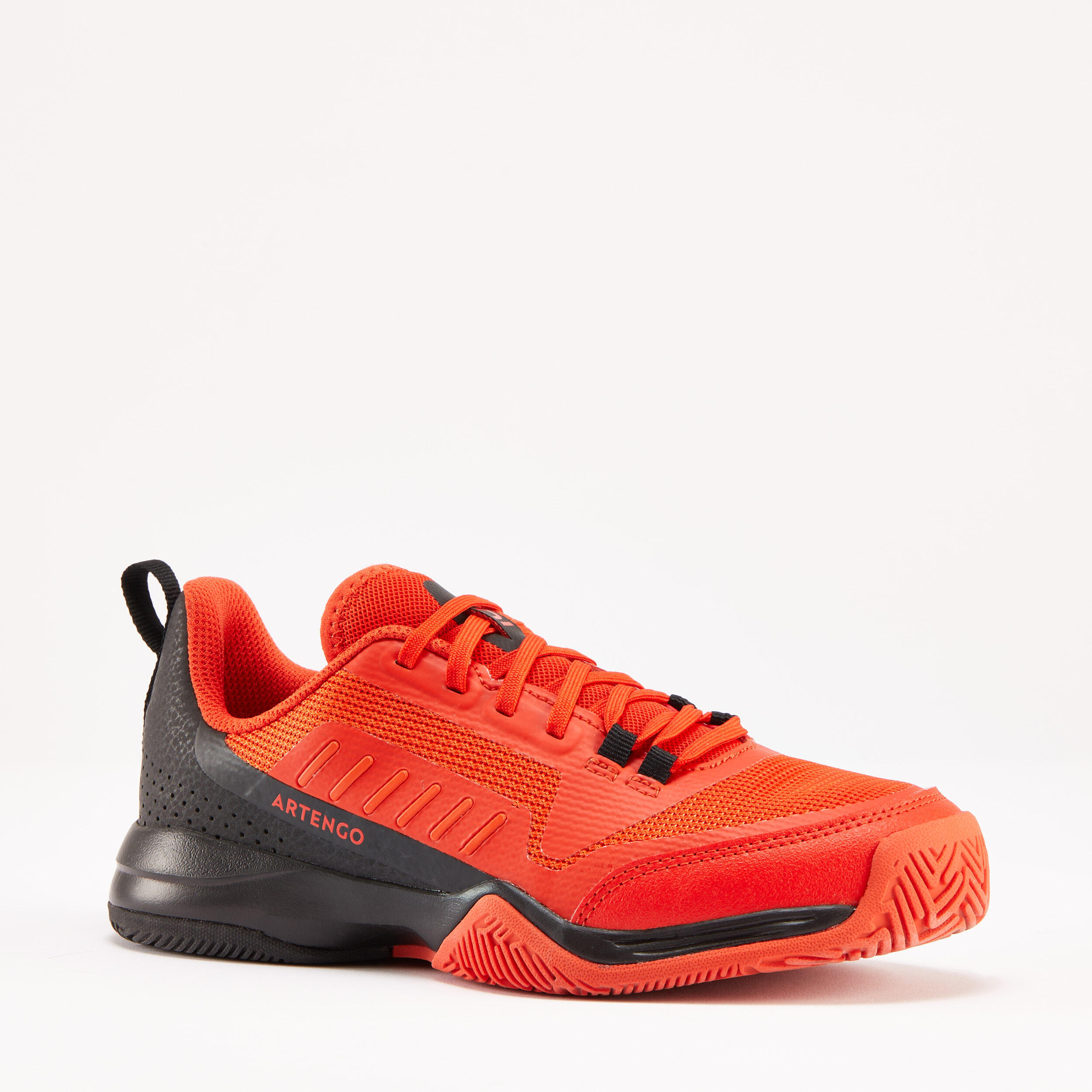 TENNISSCHOENEN VOOR KINDEREN TS500 FAST VETERS LAVA 2/12