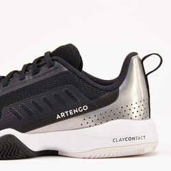 Kids' Lace-Up Tennis Shoes TS500 Fast Clay JR - Interstellar