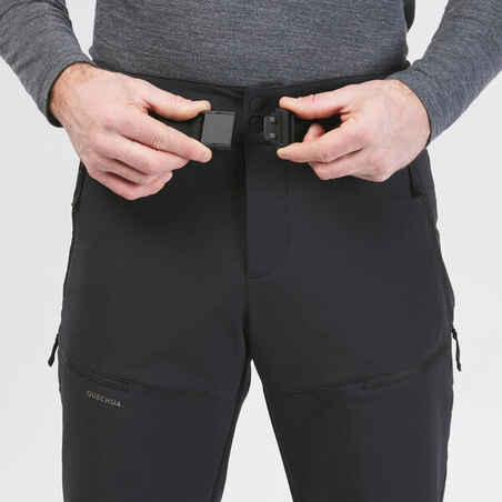 Vīriešu elastīgas/siltas/ūdeni atgrūdošas pārgājienu bikses "SH500 X-Warm"