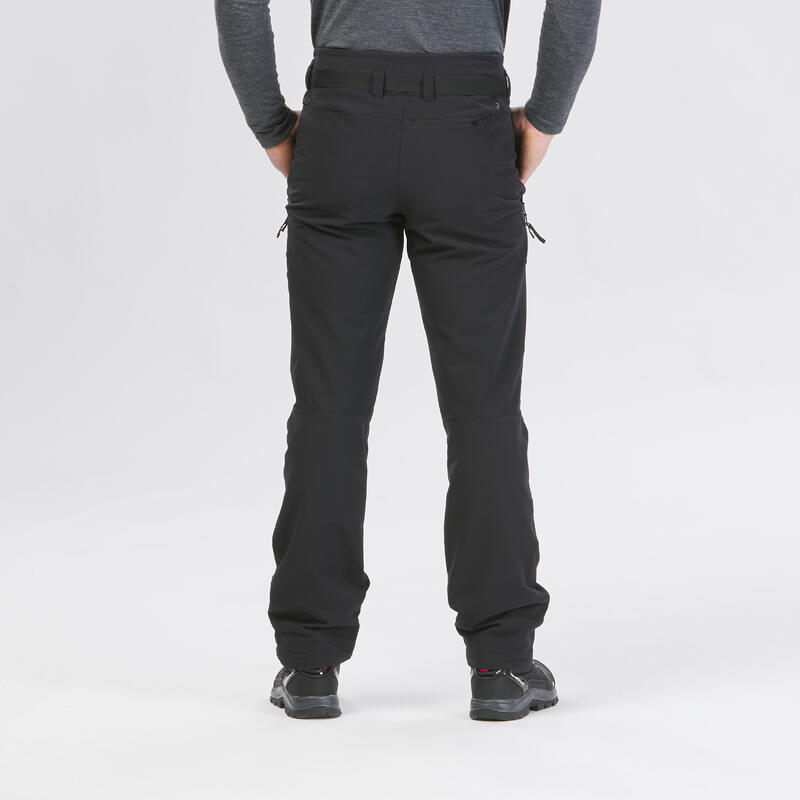 MEN'S WARM WATER-REPELLENT SNOW HIKING TROUSERS - SH500 MOUNTAIN 