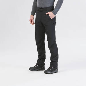 Men’s warm and water-repellent hiking trousers SH500 - Black