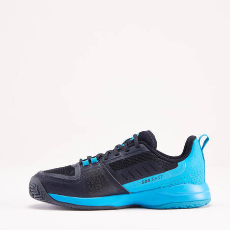 Kids' Tennis Shoes with Laces TS500 Fast - Nightsky