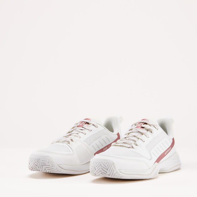 Kids' Tennis Shoes with Laces TS500 Fast - Shine