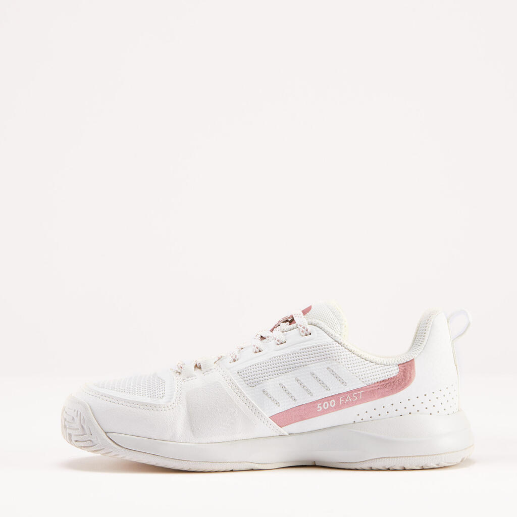 CHAUSSURES TENNIS ENFANT - TS500 FAST JR LACE SHINE