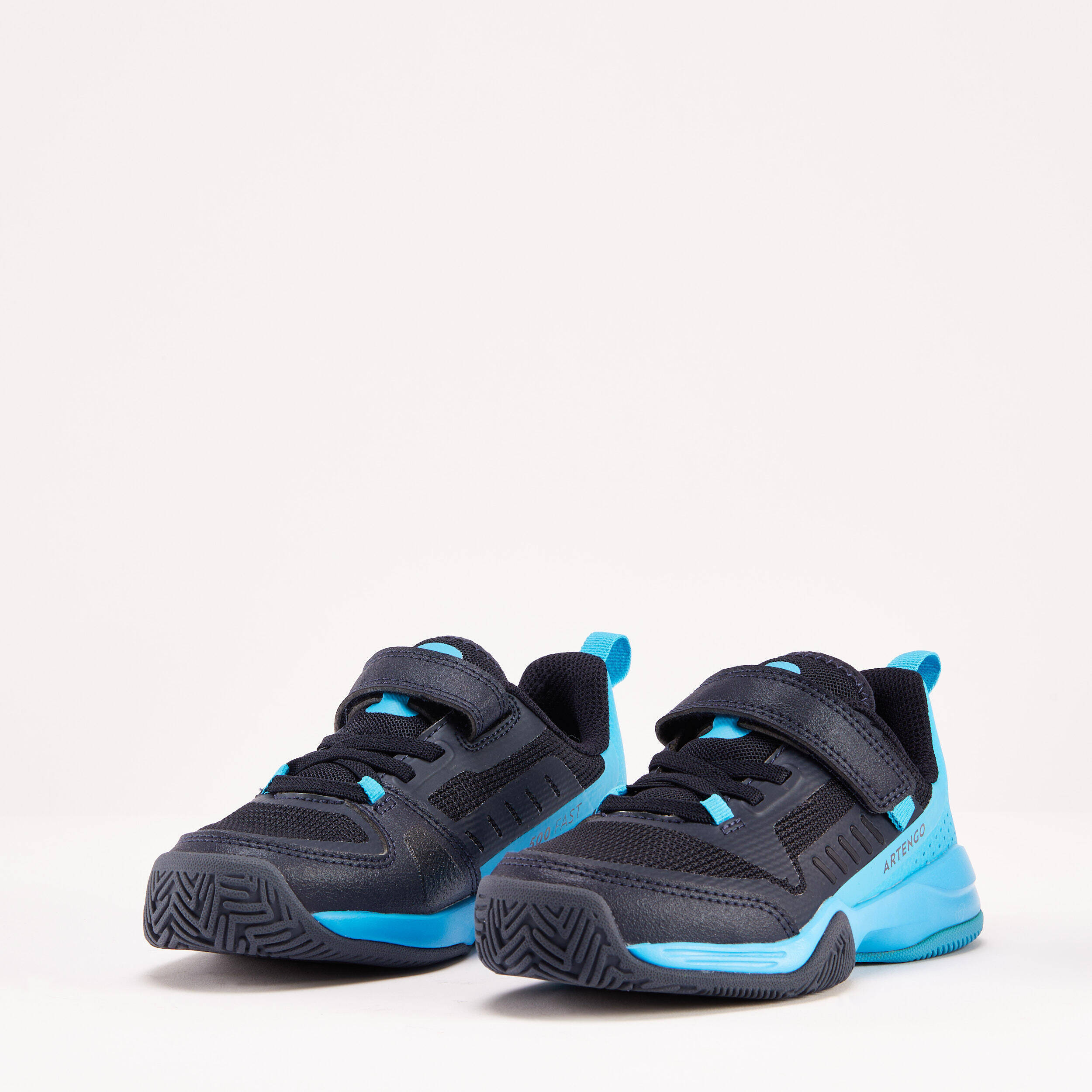 Kids Tennis Easy-Lace Multi-Court Shoes - TS500 Night Sky -  1