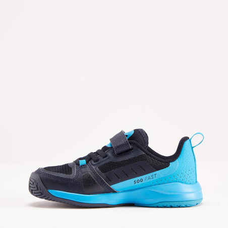 Kids' Tennis Shoes with Rip-Tab TS500 Fast - Nightsky