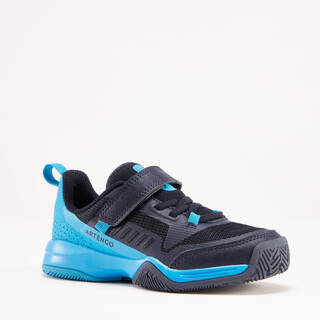 Kids Tennis Easy-Lace Multi-Court Shoes - TS500 Night Sky
