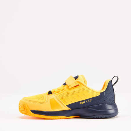 Kids' Rip-Tab Tennis Shoes TS500 Fast KD - Sunfire