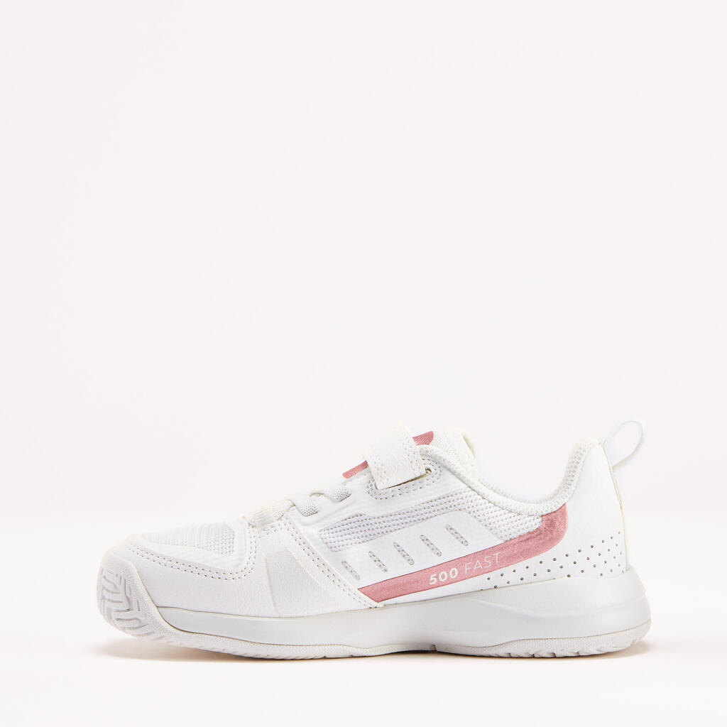 Kids' Tennis Shoes with Rip-Tab TS500 Fast - Shine