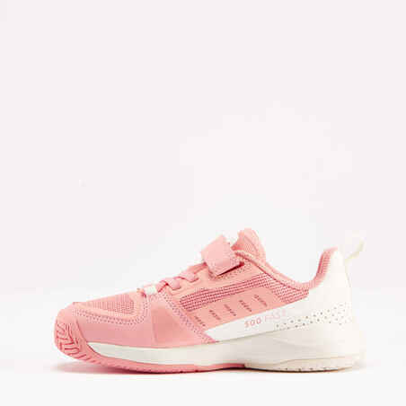 Kids' Rip-Tab Tennis Shoes TS500 Fast KD - Pinkfire