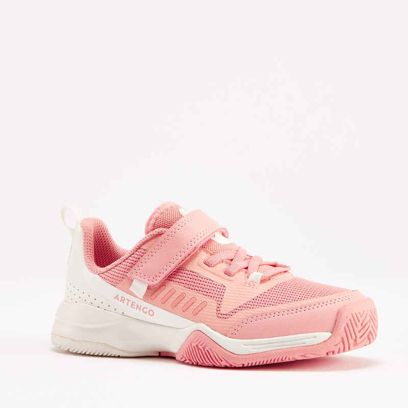 Kids' Rip-Tab Tennis Shoes TS500 Fast KD - Pinkfire