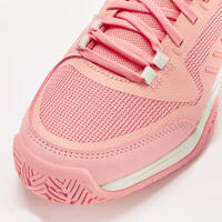 Kids' Lace-Up Tennis Shoes TS500 Fast JR - Pinkfire