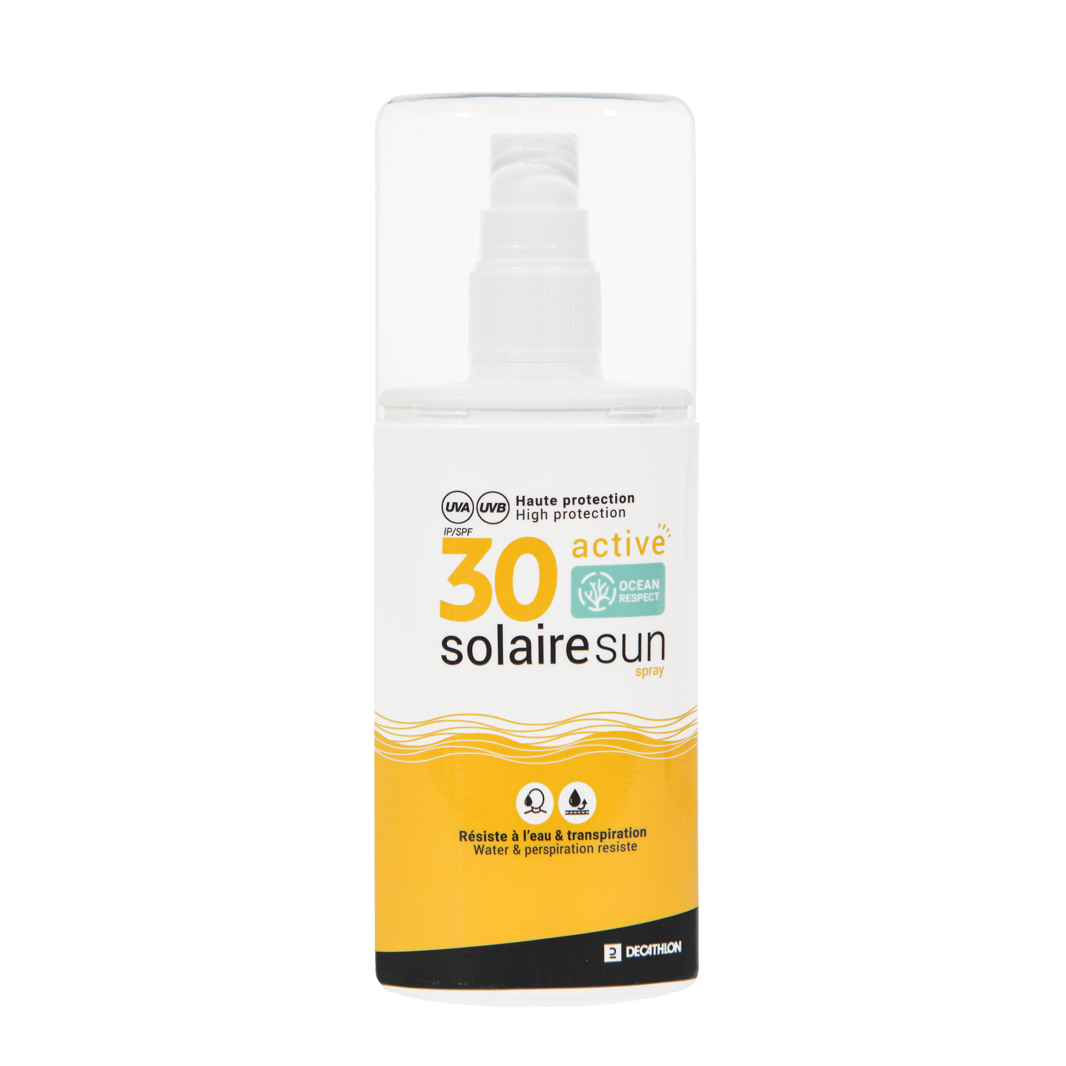 Spray protecție solară 150 ml Active FPS 30 decathlon.ro Creme cu protectie solara