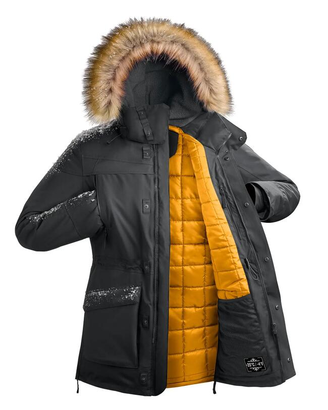 Parka d’hiver de randonnée imperméable homme SH900 -20°C