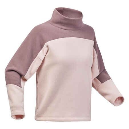 Sudadera de tejido polar de senderismo cálida para mujer SH100