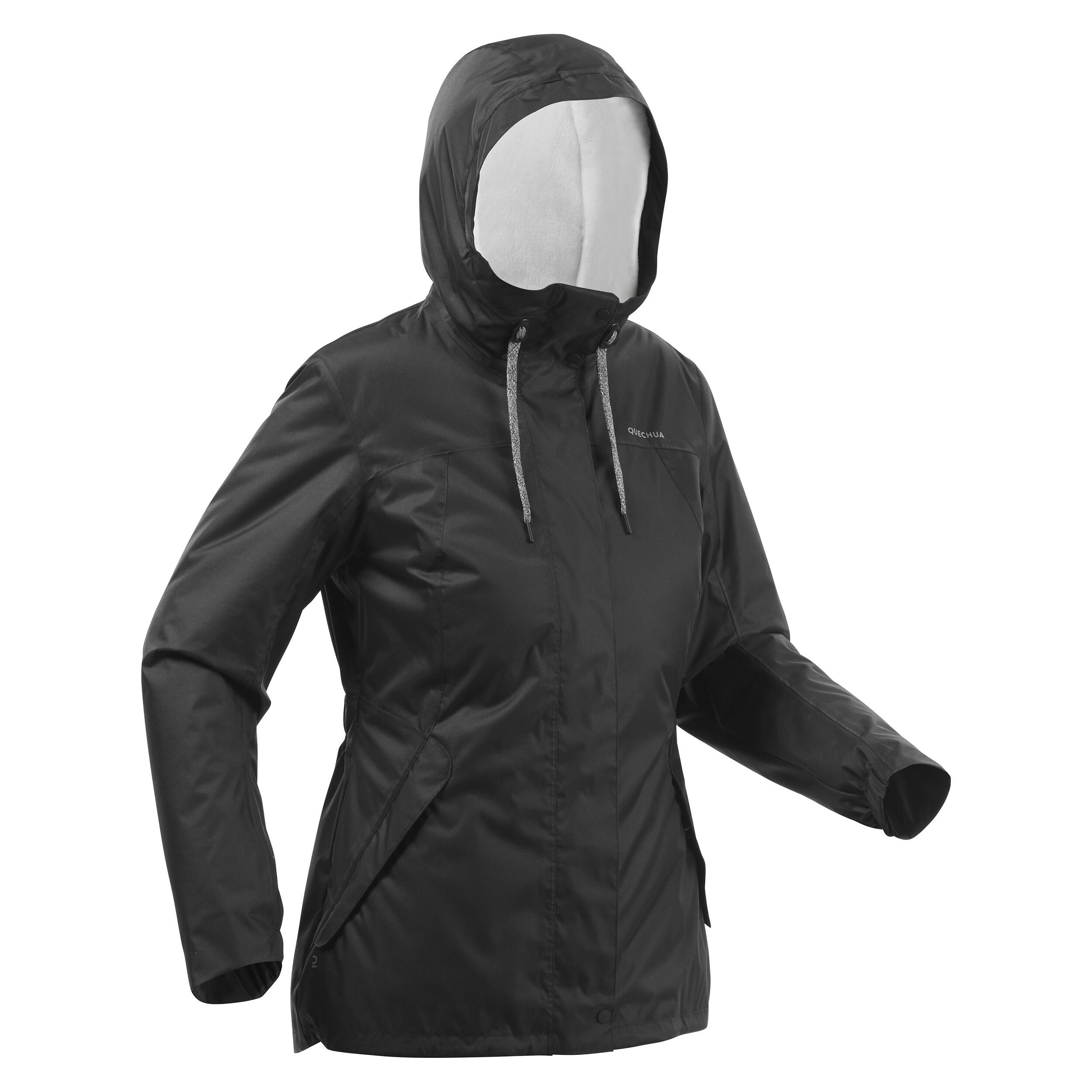 Women’s Waterproof Winter Hiking Jacket SH100 XWARM 10°C