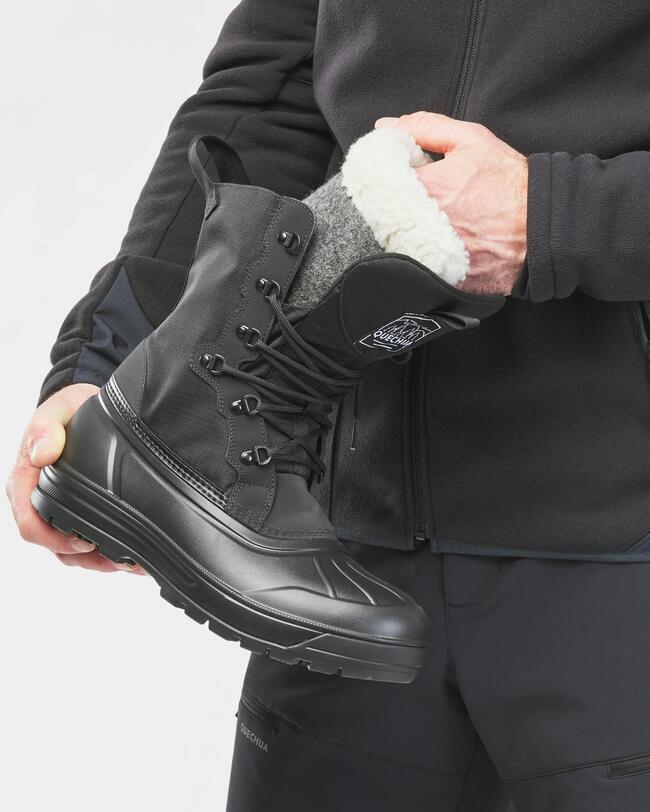 Męskie buty śniegowce SH900 - sznurowane