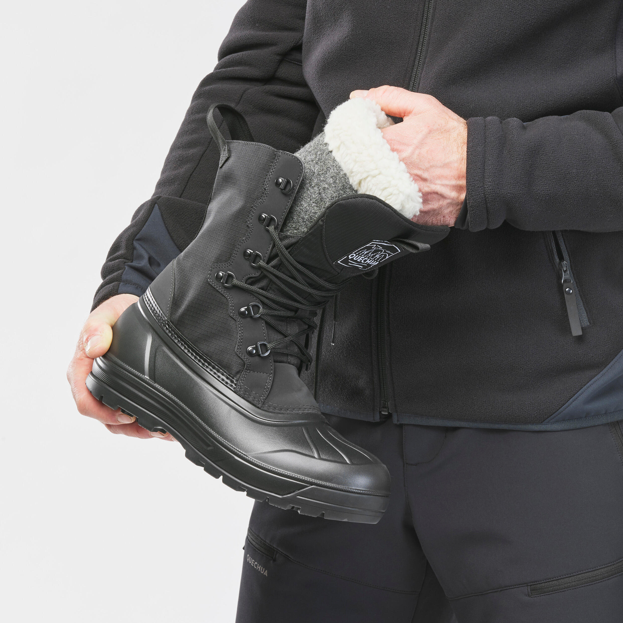 Men’s Warm Waterproof Snow Boots  - SH900 lace-up  7/10