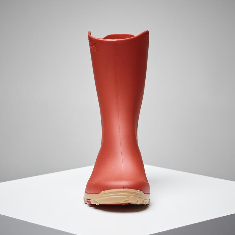 Bottes de pluie enfant 100 brique