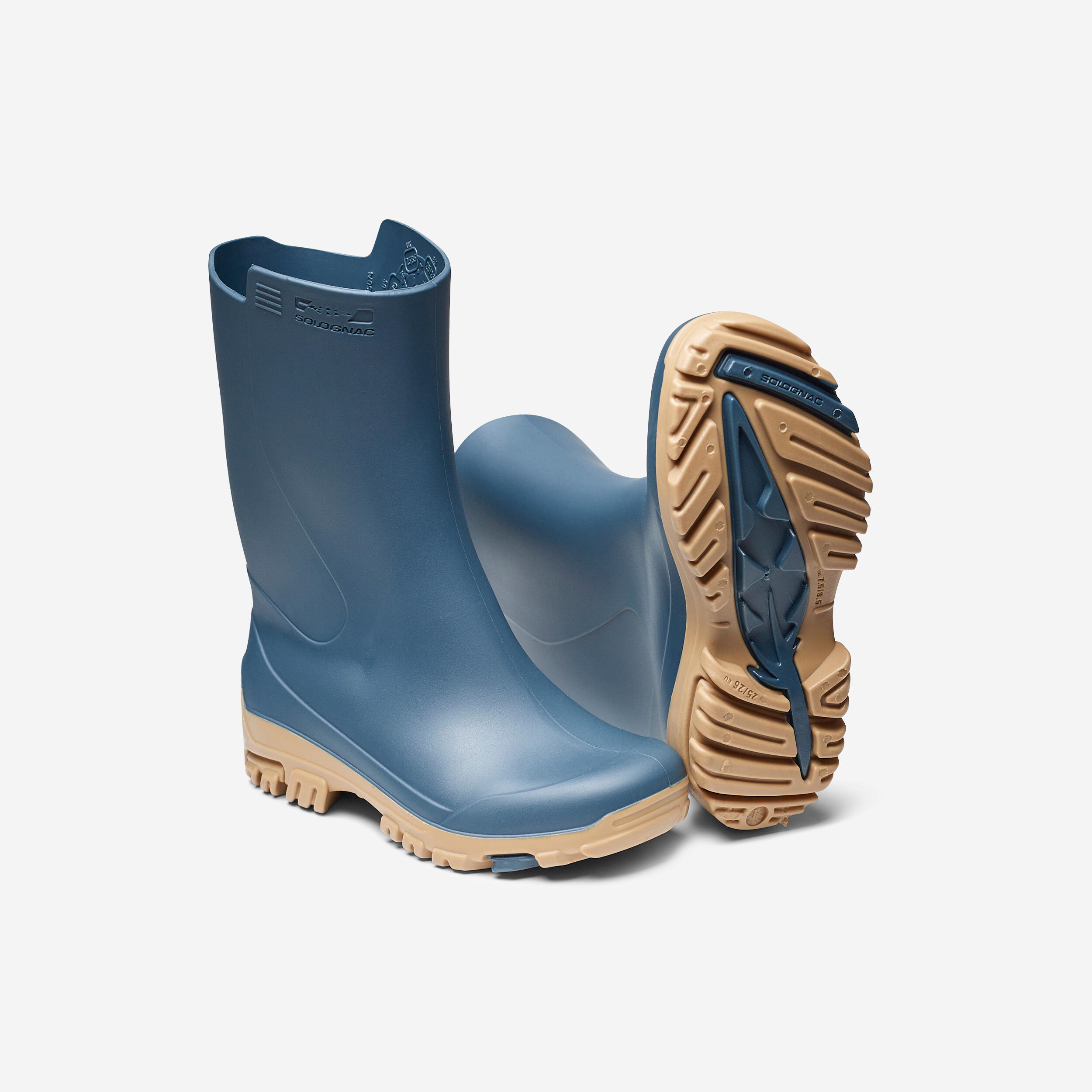 100 CHILDREN'S RAIN BOOTS - BLUE