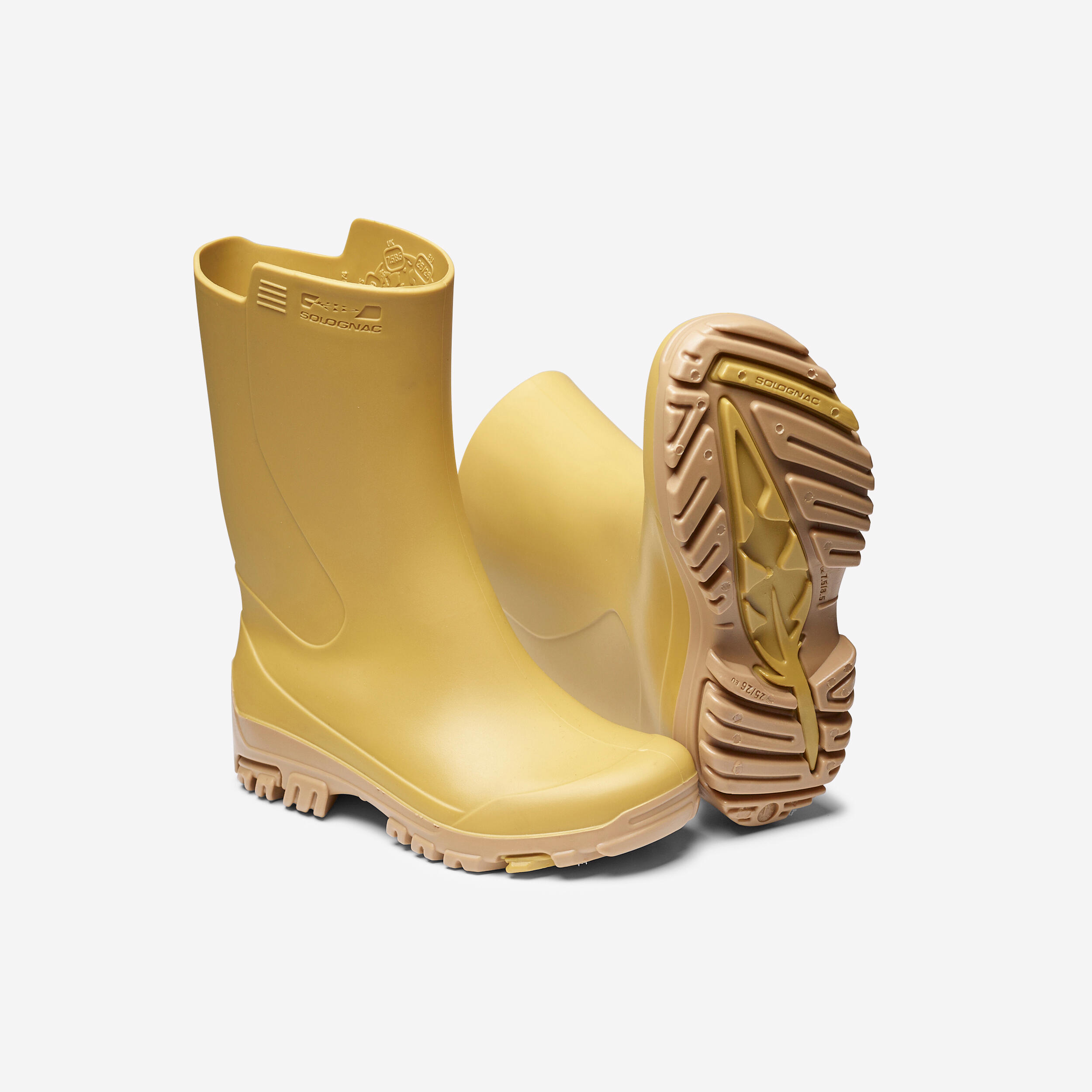 100 CHILDREN'S RAIN BOOTS - YELLOW