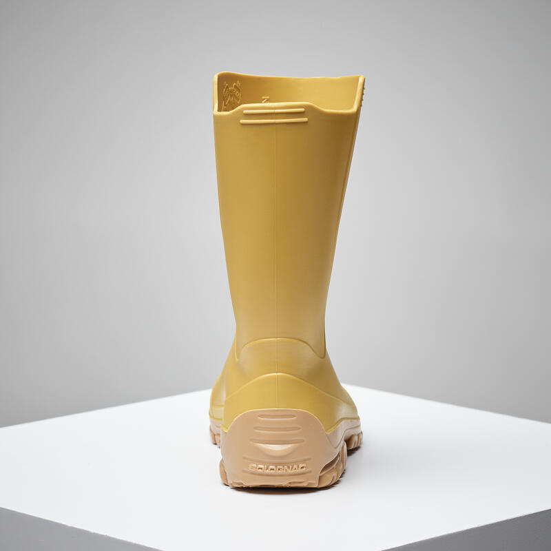 BOTTES DE PLUIE ENFANT 100 JAUNE
