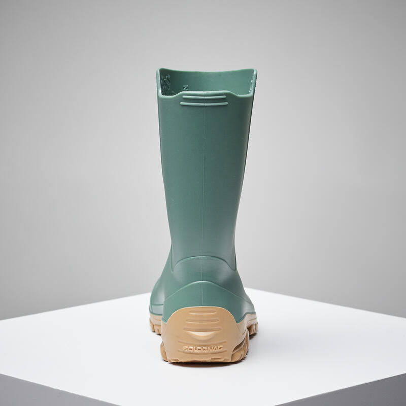 Bottes de pluie enfant 100 vert