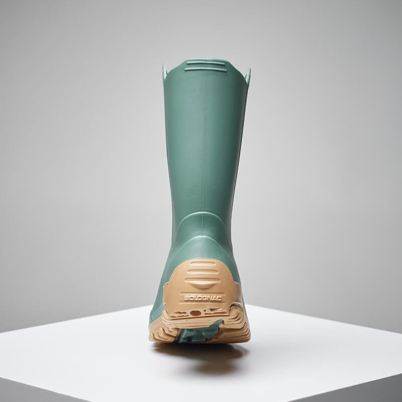 Bottes de pluie enfant 100 vert