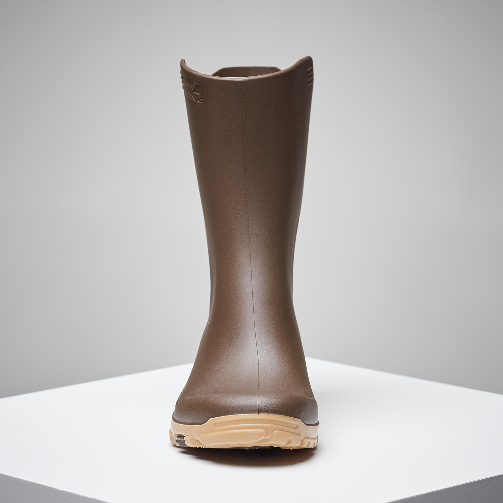 I100 Kids Short Wellies - BROWN 5/10