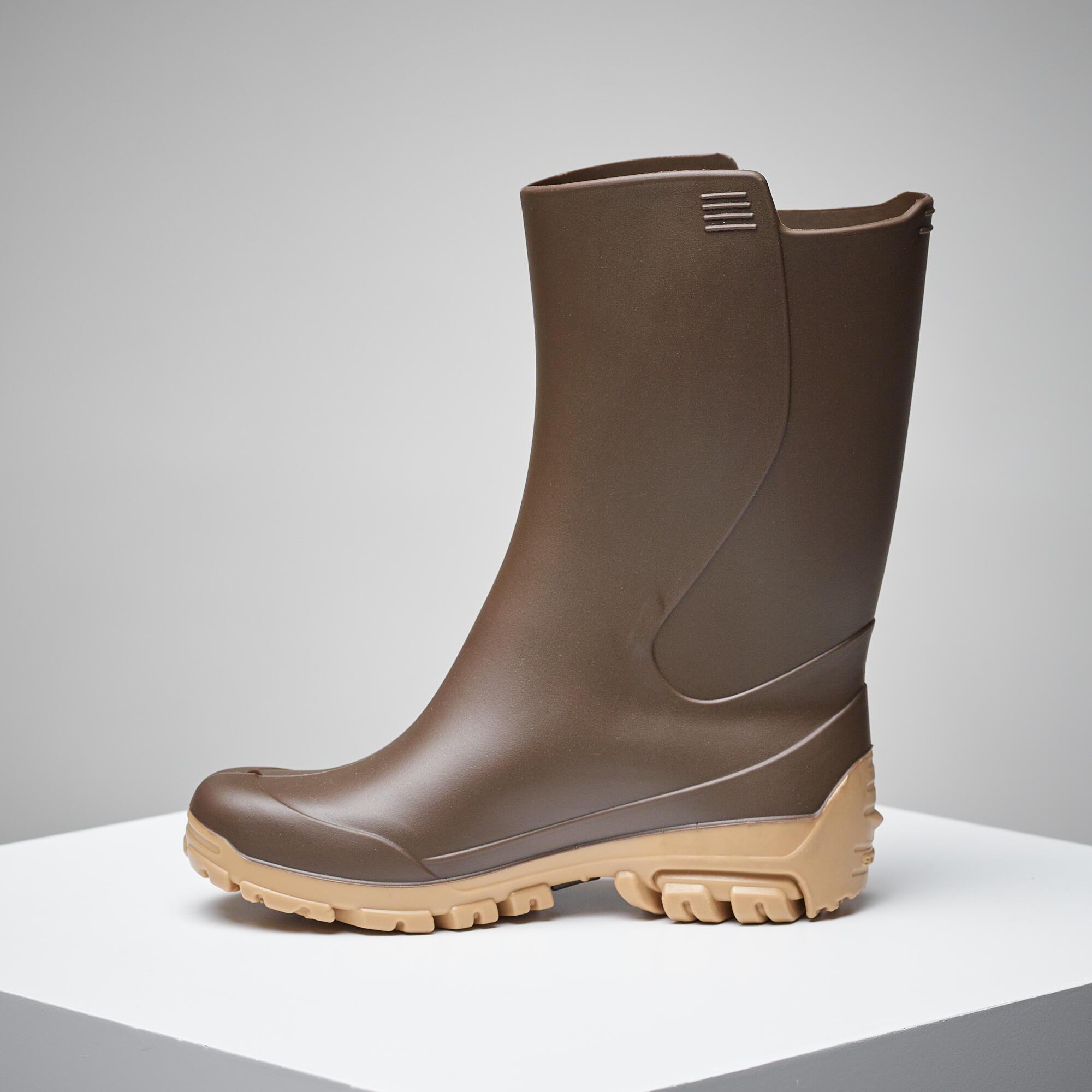I100 Kids Short Wellies - BROWN 2/10