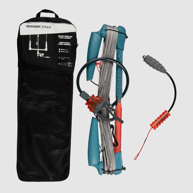 Barra de Kitesurf Universal - 46cm (leash incluído)