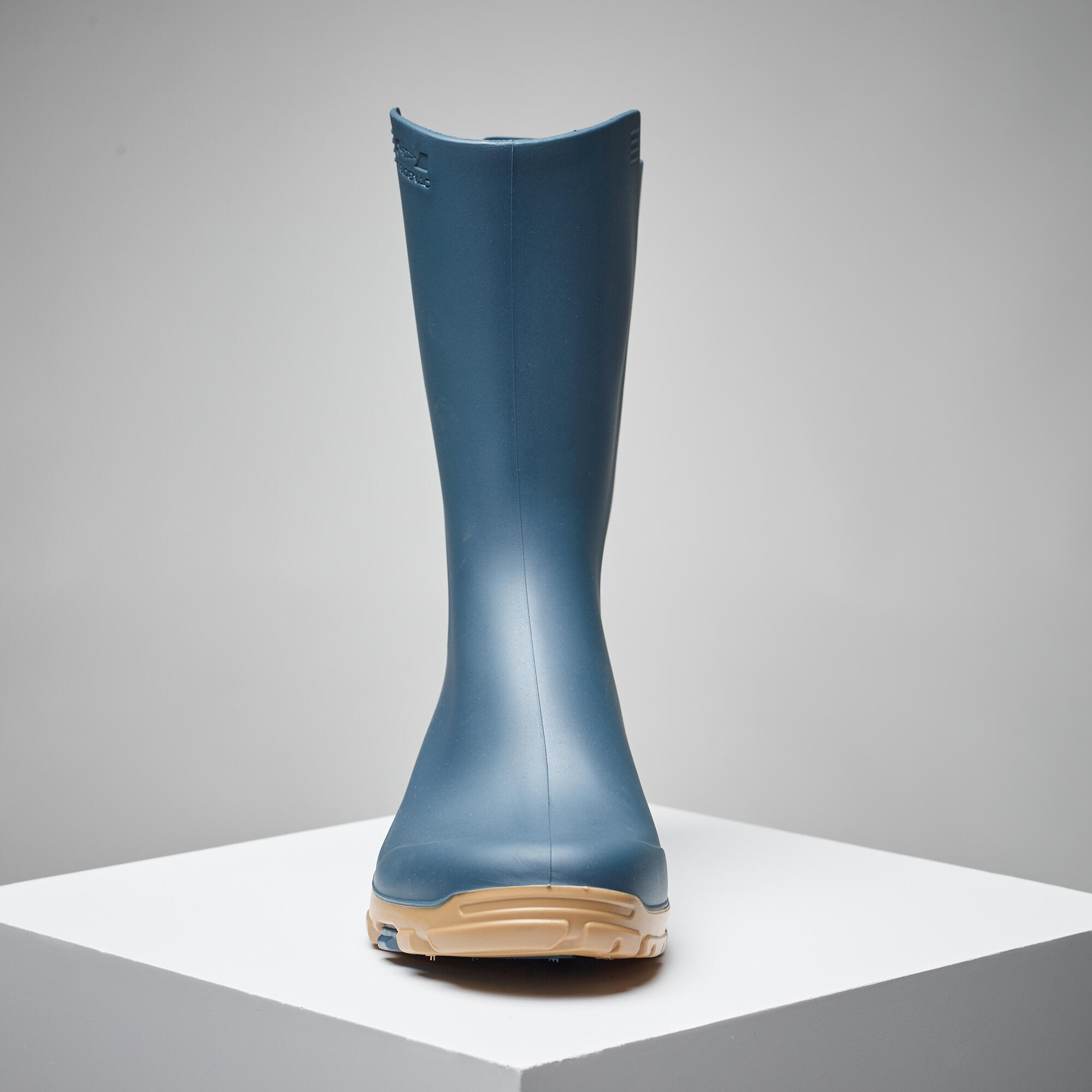 WOMEN'S RAIN BOOTS 100 BLUE