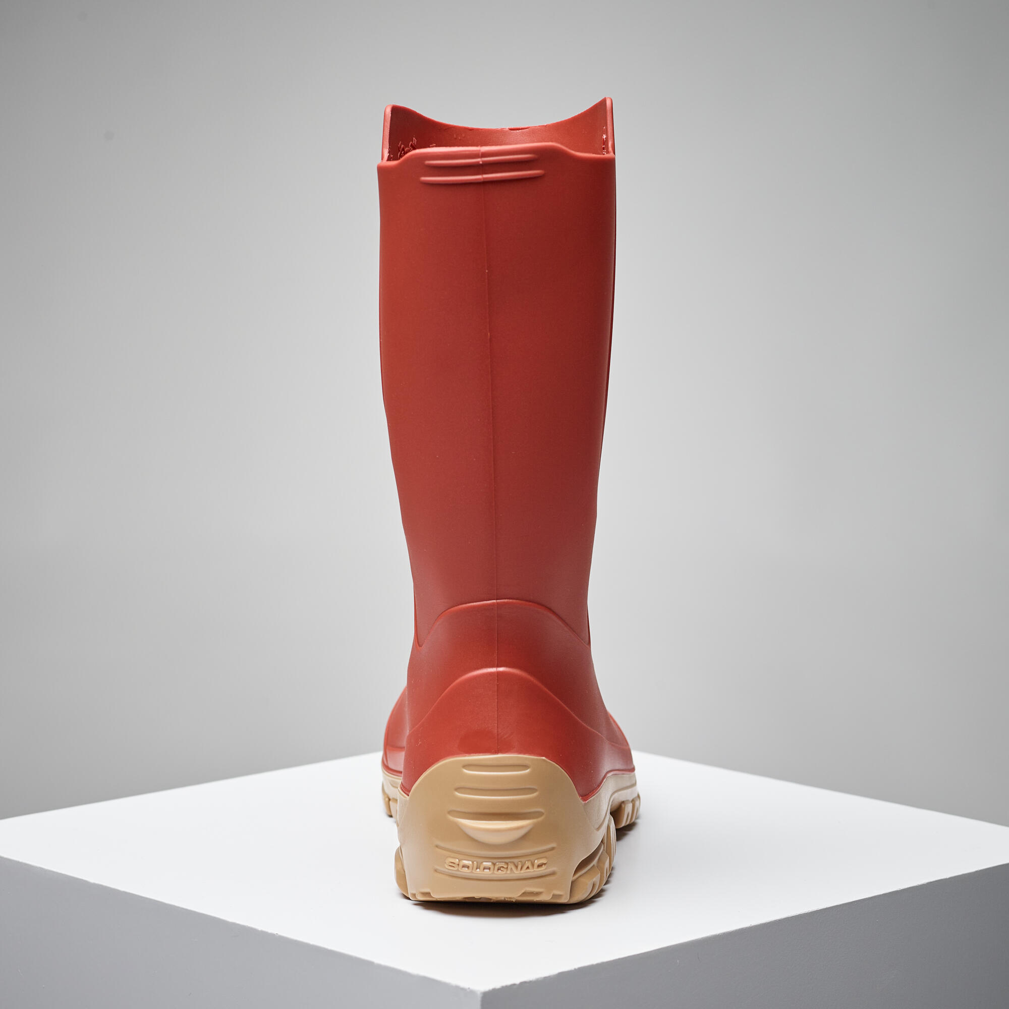Women's Hunting Rain Boots - 100  Lightweight PVC - SOLOGNAC