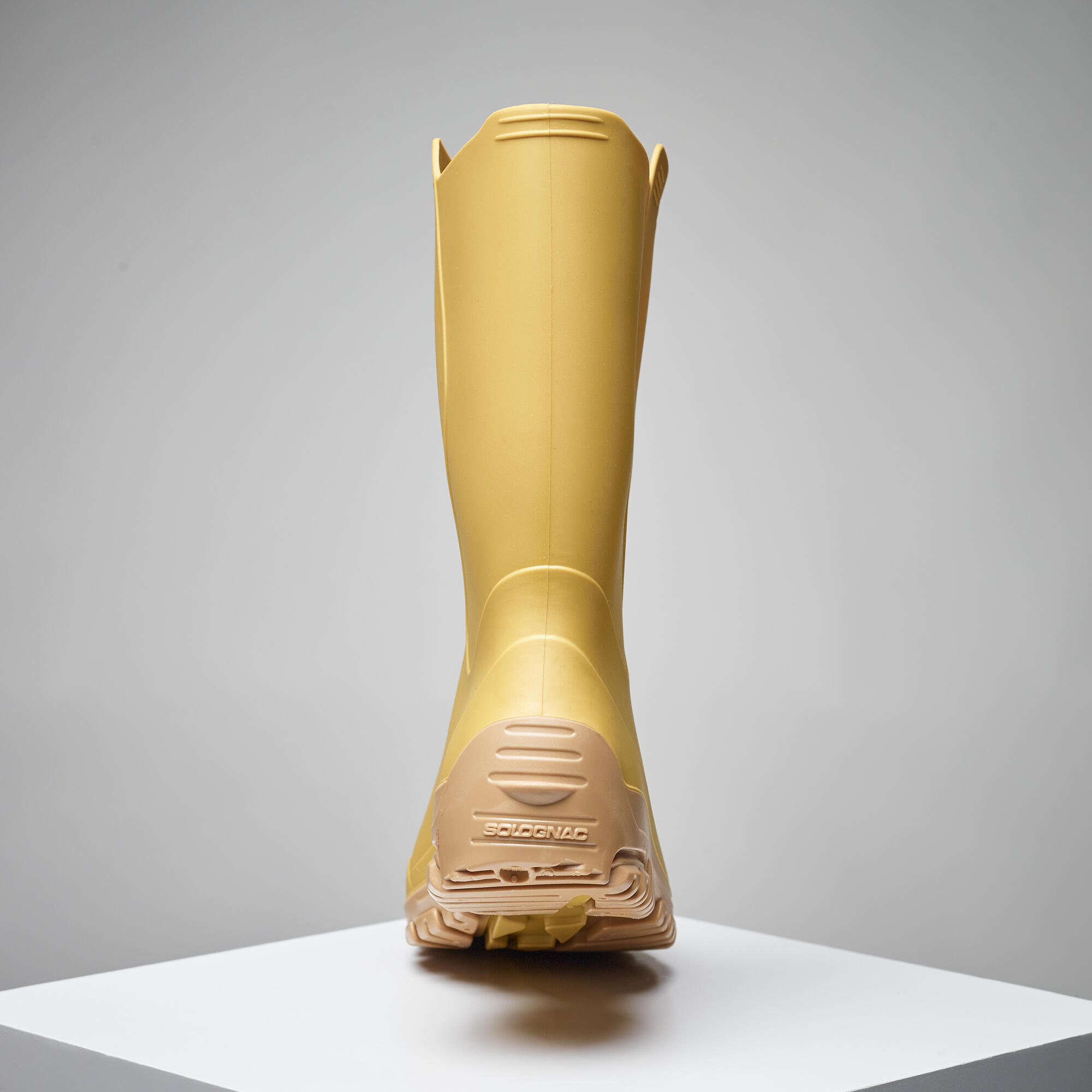 Bottes de pluie de chasse femmes - PVC légers 100 - SOLOGNAC