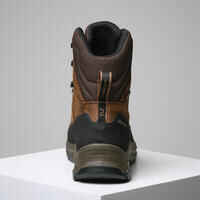 Waterproof Hunting Boots Brown Crosshunt 500 V2