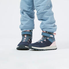 Çocuk Su Geçirmez Outdoor Kar Botu - 24 / 34 - Mavi / Pembe / Deri - SH500_7