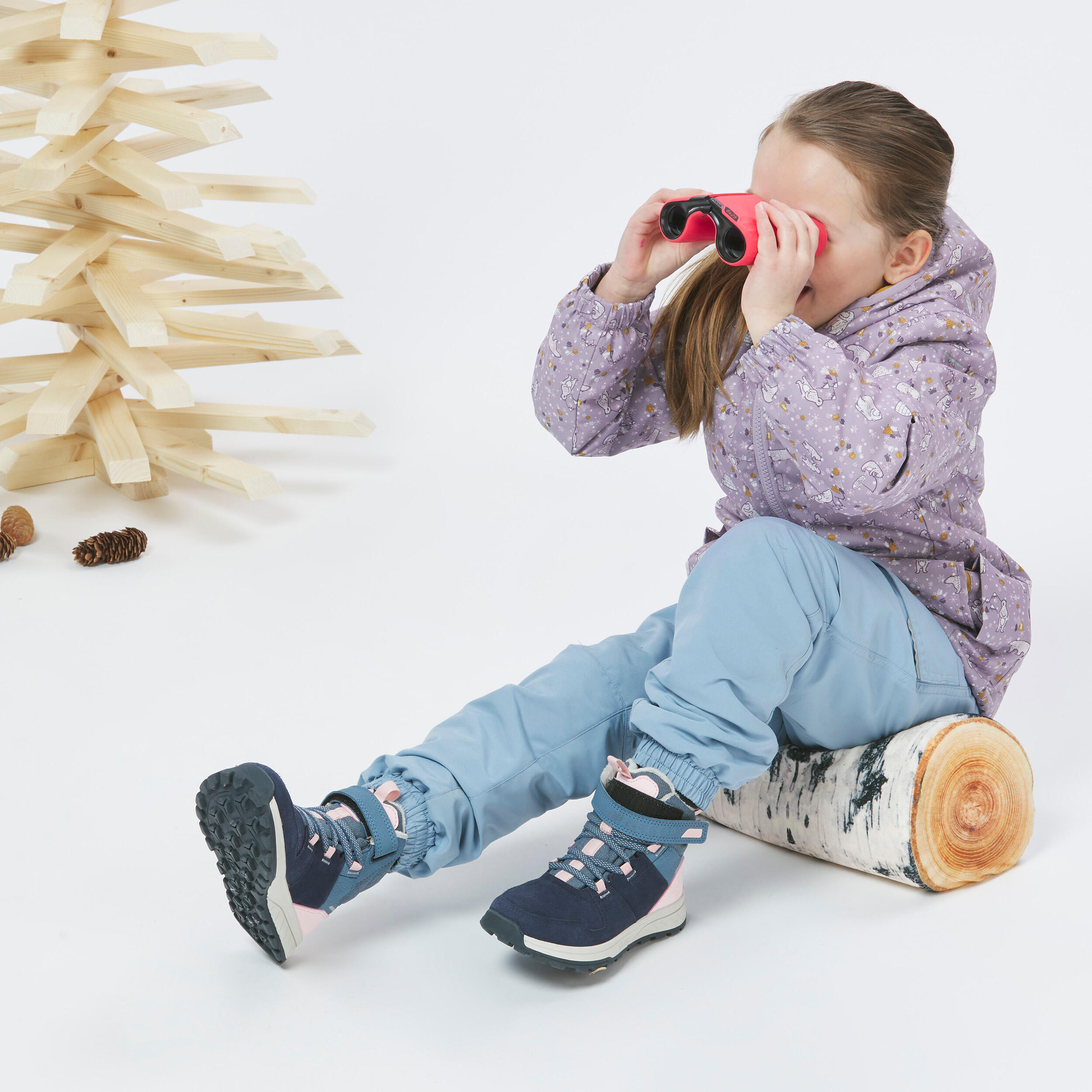 Kids’ Winter Boots - SH 500 Blue - QUECHUA