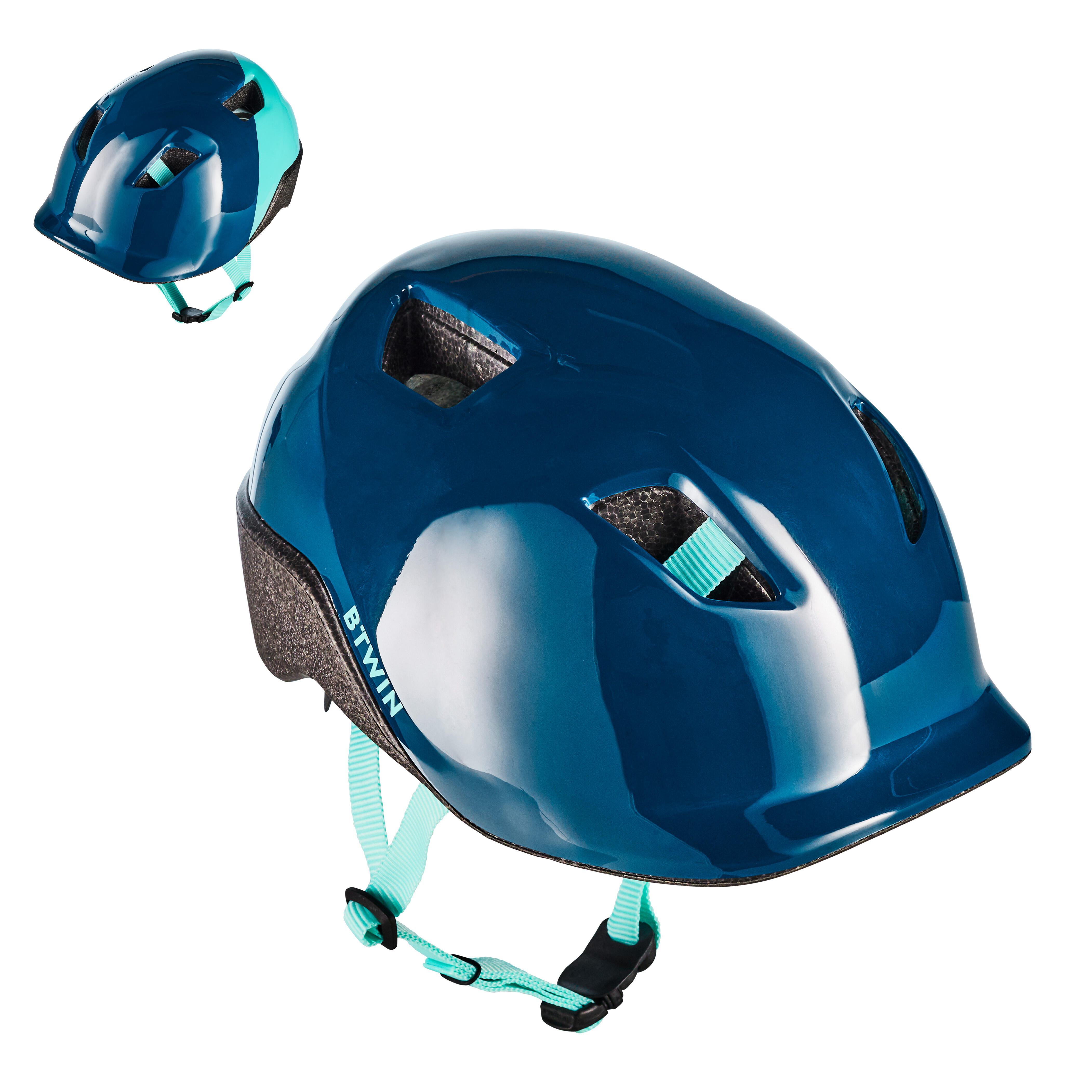 CASCO BICI NI OS 500 AZUL Decathlon