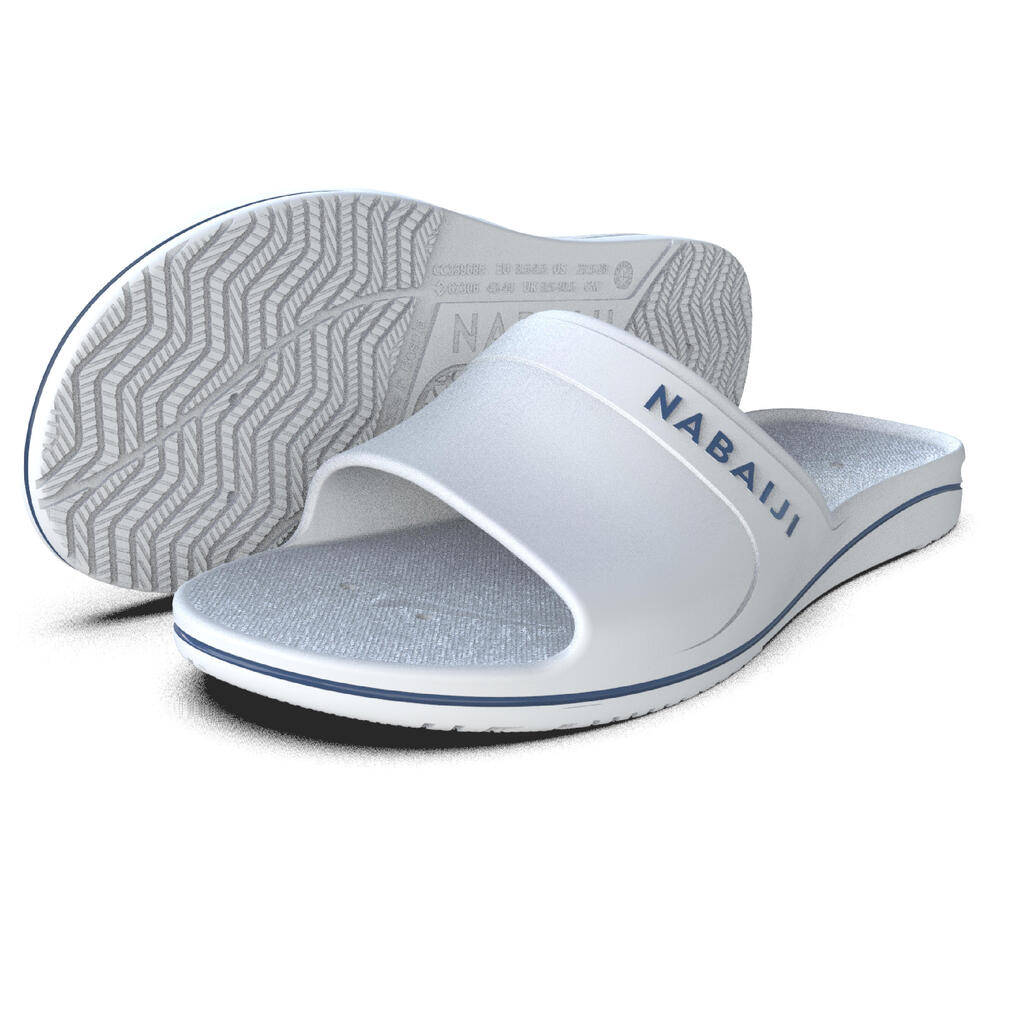 Chanclas para piscina para Adulto Nabaiji 100 blanca