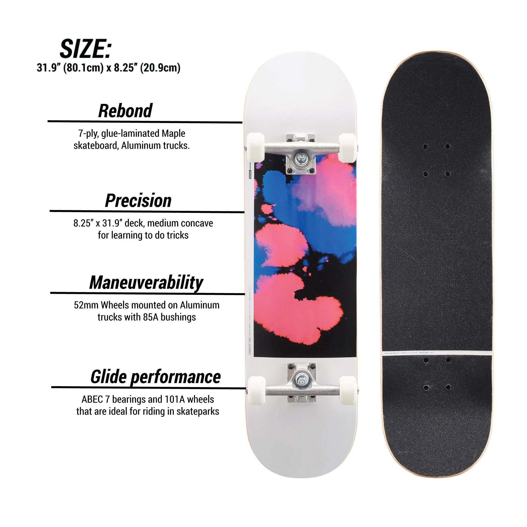 Kids and Adult Skateboard Complete 500 Paranoid -  2