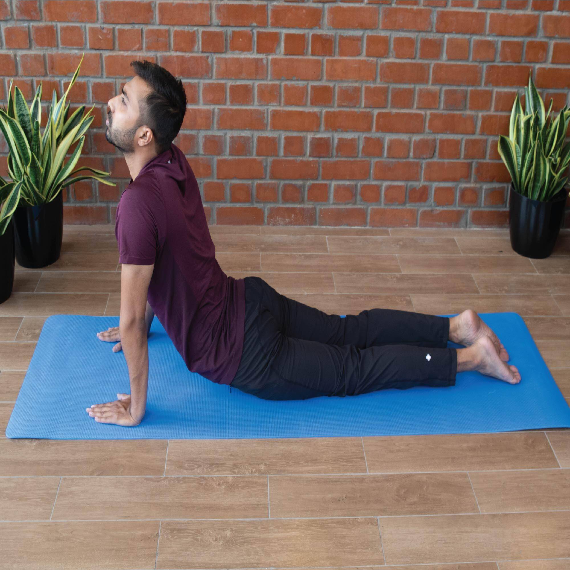 Yoga Mat Basic 4mm - Blue -  5