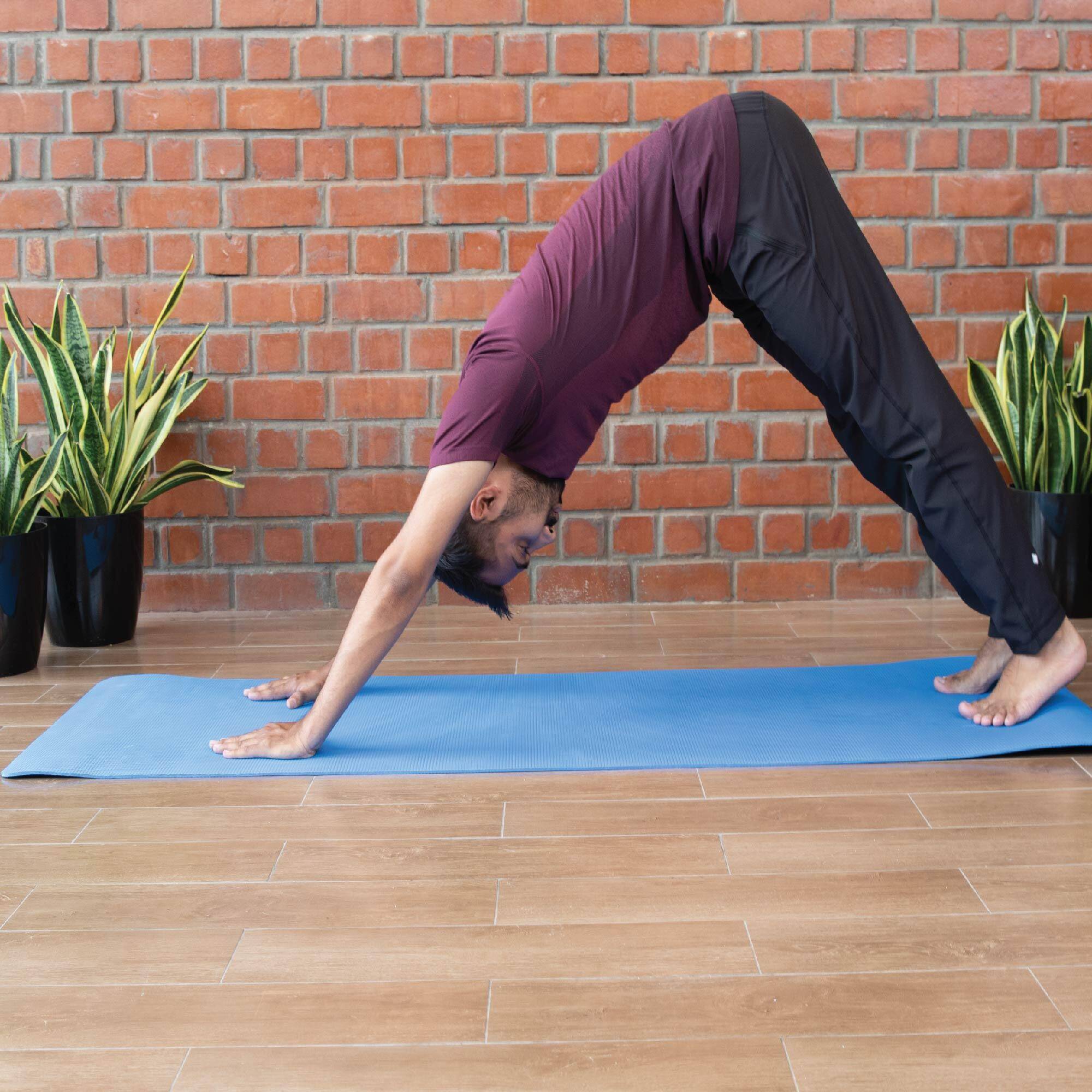 Yoga Mat Basic 4mm - Blue -  4