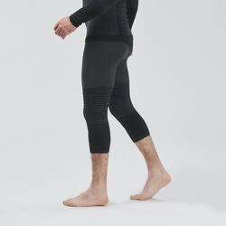 WEDZE Sous-vêtement thermique de ski seamless homme BL 580 I-Soft haut -  noir/bleu